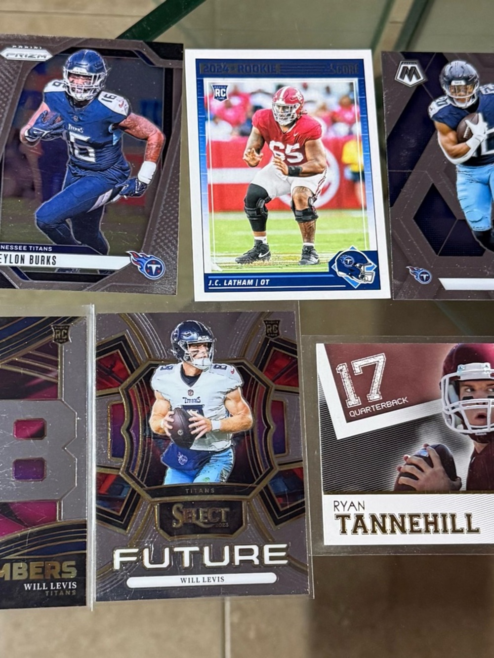 10 card lot Tennessee Titans RC Will Levis JC Latham Tony Pollard